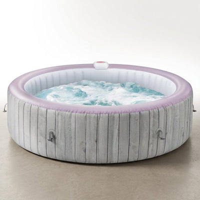 Inflatable Hot Tub Designed for Instant Backyard Relaxation, 130 Jets, 4 Filters, Hidden Pump Included