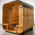 Outdoor Sauna Built for Year-Round Wellness, 2-4 Person Capacity, Cedar Construction, WiFi Control, Electric Heater