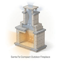 Santa Fe Compact Outdoor Fireplace — How It Works