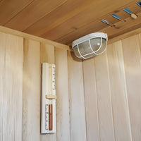 Traditional Sauna Built for Home Wellness, 6kW Harvia Heater, Double Bench Design, 4-Person Capacity